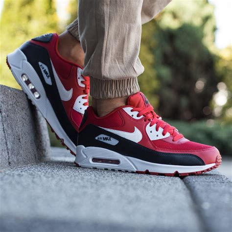 nike air max essential 90 herren rot|air max 90 shoes.